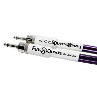 FunSounds Pro HQC-010 1m フォーンプラグ-フォーンプラグ 楽器用 スピーカーケーブル