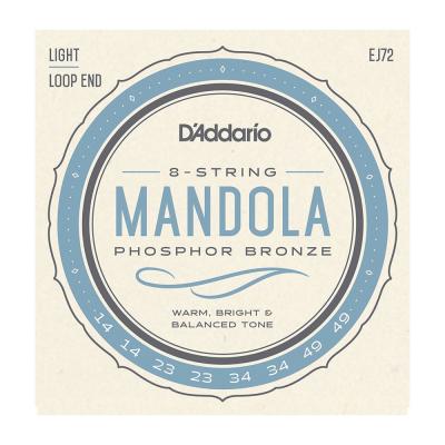 D’Addario EJ72 Phosphor Bronze Mandola Strings Light 14-49 マンドラ用弦