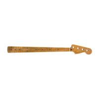 Fender Roasted Maple Jazz Bass Neck 20 Medium Jumbo Frets 9.5" Maple C Shape エレキベースネック