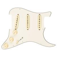 Fender Pre-Wired Strat Pickguard Custom Shop Fat 50’s SSS Parchment 配線済み ピックアップセット