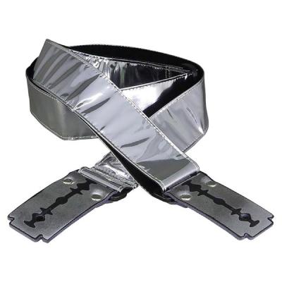RENEGADE Razor Blade Ends Chrome Webbing ギターストラップ
