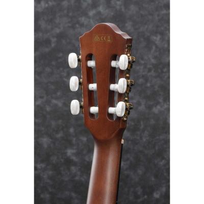IBANEZ AEG50N-BKH エレクトリック クラシックギター ヘッド裏アップ