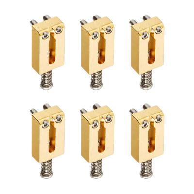 SCUD SS113DG 6pcs ゴールド エレキギター用 ブリッジサドル