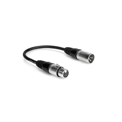 Hosa DMX-306 15cm XLR5ピンメス-XLR3ピンオス DMX変換ケーブル