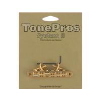 TonePros AVR2-G TonePros Replacement ABR-1 Tuneomatic ゴールド ギター用ブリッジ