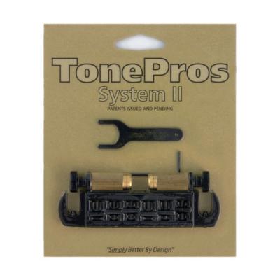 TonePros AVT2G-B Wraparound Bridge ブラック ギター用ブリッジ