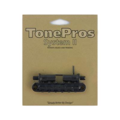 TonePros T3BT-B Metric Tuneomatic Bridge ブラック ギター用ブリッジ