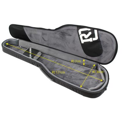 REAL MISSION(リアルミッション) Iris06-B 防水 エレキベースケース・ギグケース 内部全体像・内寸・サイズ詳細