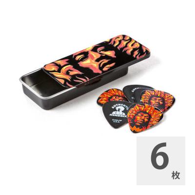 JIM DUNLOP JHPT14H JIMI HENDRIX VOODOO FIRE ギターピック ピックケース付 6枚入り