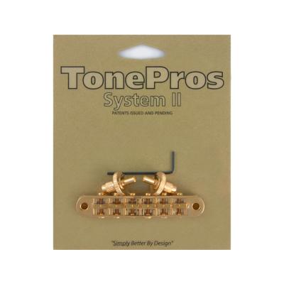 TonePros TP6-G Standard Tuneomatic Bridge ゴールド ギター用ブリッジ