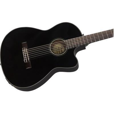 Fender CN-140SCE Nylon Thinline BLK WN エレクトリッククラシックギター