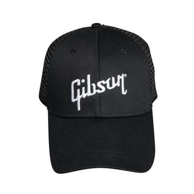 GIBSON GA-BKMC Black Trucker Snapback キャップ