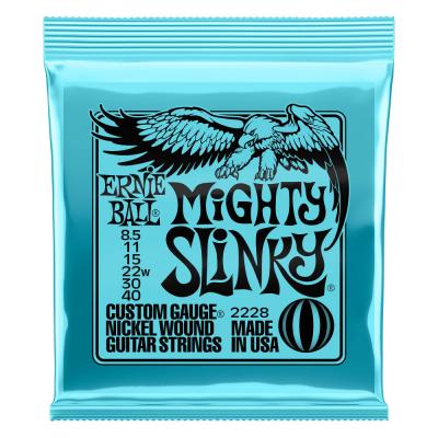 ERNIE BALL 2228 Mighty Slinky Nickel Wound Electric Guitar Strings 085-40 Gauge エレキギター弦