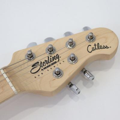Sterling By Musicman SUB CUTLASS SSS DAPHNE BLUE S.U.B.SERIES エレキギター ヘッド画像