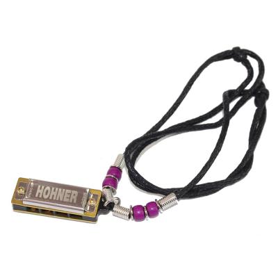 HOHNER Mini Harmonica Necklace Purple ミニハーモニカ ネックレス 画像
