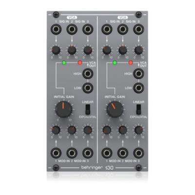 BEHRINGER 130 DUAL VCA モジュラーシンセサイザー ユーロラック ユーロラック用 アナログデュアルVCAモジュール