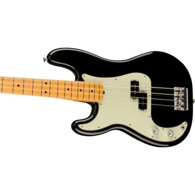 Fender American Professional II Precision Bass LH MN BLK エレキベース 斜めアングル画像