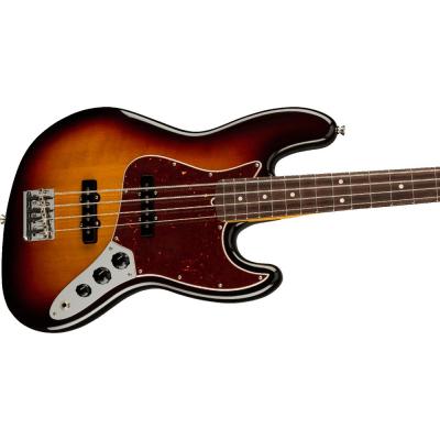 Fender American Professional II Jazz Bass RW 3TSB フェンダー アメプロ2 ジャズベース 3トーンサンバースト ボディアップの画像