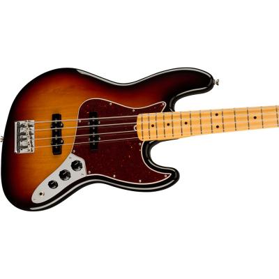 Fender American Professional II Jazz Bass MN 3TSB フェンダー アメプロ2 ジャズベース 3トーンサンバースト ボディアップアングル画像