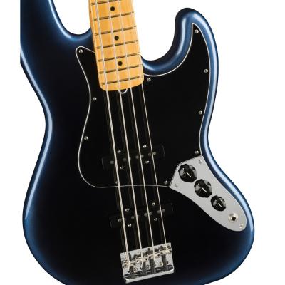 Fender American Professional II Jazz Bass MN Dark Night エレキベース ボディトップ画像