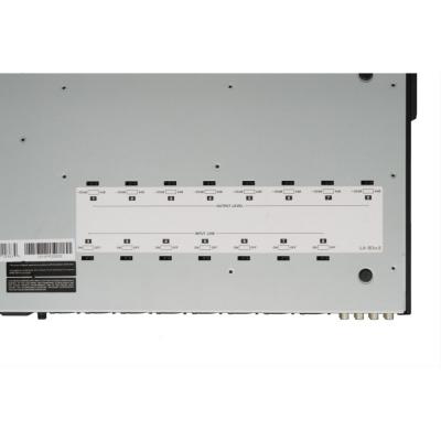 TASCAM(タスカム) LA-80MKII アンバランス バランス ラインコンバーター 底面にはバランス規定出力レベル(4dBu/-20dBu)切り換えスイッチを装備