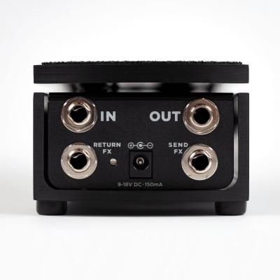 ERNIE BALL VPJR Tuner Black P06203 チューナー搭載 ボリュームペダル IN、OUTに加え、Send/Return端子も装備