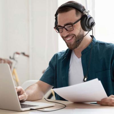 AUDIO-TECHNICA ATH-770XCOM ステレオヘッドセット オーディオテクニカ 使用画像