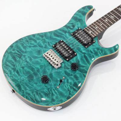 PRS SE Custom 24 AQ Q Limited 限定モデル Aqua エレキギター ボディ正面・全体像