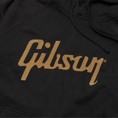 GIBSON GA-LC-HDPOLGLG Logo Hoodie Black LG パーカー Lサイズ 長袖 ロゴの画像