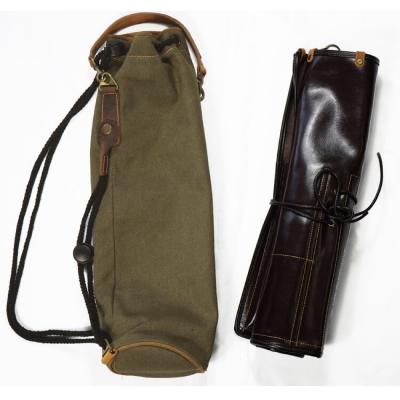 PDH Leather Drum stick bag SW-DSB-415A Khaki レザー製 スティックケース キャンバスバッグ付き セット内容の画像