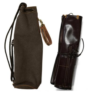 PDH Leather Drum stick bag SW-DSB-415A Black レザー製 スティックケース キャンバスバッグ付き セット内容の画像