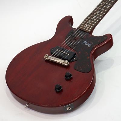 Gibson Custom Shop 1958 Les Paul Junior Double Cut Reissue VOS Faded Cherry エレキギター ボディトップアップ画像