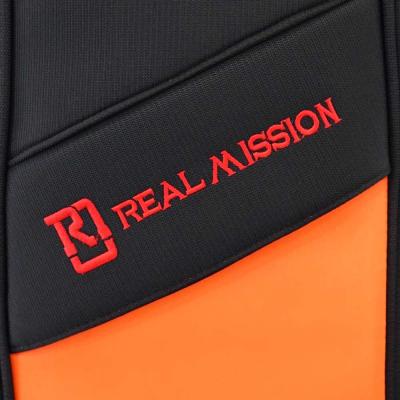 REAL MISSION Lauren02-B RED/ORANGE エレキベースケース ロゴ詳細画像