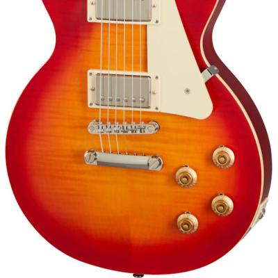 Epiphone 1959 Les Paul Standard Outfit Aged Dark Cherry Burst エレキギター エピフォン ノブ ピックアップ ボディ画像