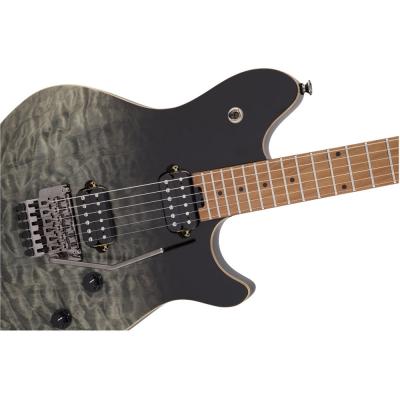 EVH Wolfgang WG Standard QM Baked Maple Fingerboard Black Fade エレキギター ボディアップ画像
