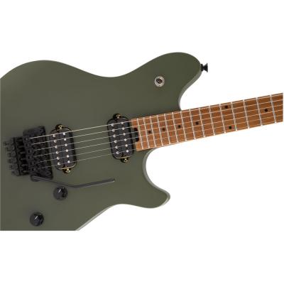 EVH Wolfgang WG Standard Baked Maple Fingerboard Matte Army Drab エレキギター ボディアップ画像