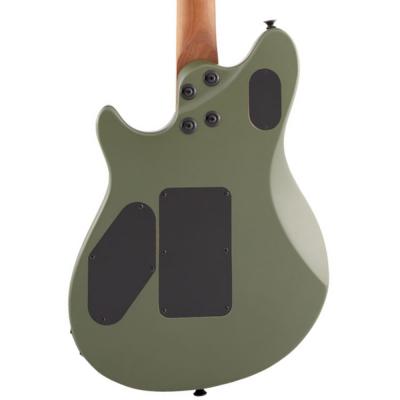 EVH Wolfgang WG Standard Baked Maple Fingerboard Matte Army Drab エレキギター ボディバックのアップ画像