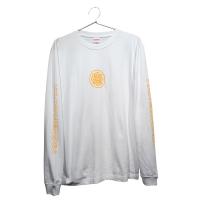 MASTER 8 JAPAN Long Sleeve M8 EMBLEM 2020 F/W White/Orange Sサイズ 長袖 Tシャツ