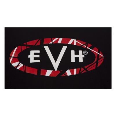 EVH Logo T-Shirt Black M Tシャツ 半袖 正面ロゴアップ画像