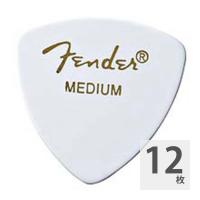 Fender 346 Shape Classic Celluloid Picks Medium White ギターピック 12枚入り