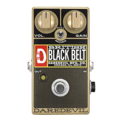 Daredevil Pedals British Black Belt Gold オーバードライブ ディストーション ギターエフェクター