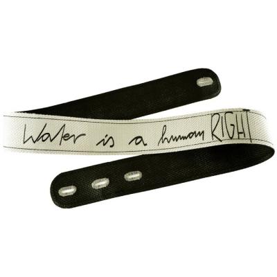 Flame2Fame Medium Pearl Single Water is a human Right ギターストラップ