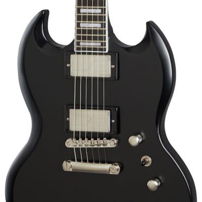 Epiphone SG Prophecy Black Tiger Aged Gloss エレキギター ボディトップ画像