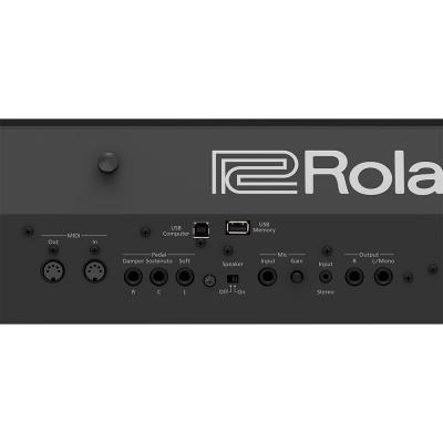 ROLAND FP-90X-BK Digital Piano ブラック デジタルピアノ ローランド 電子ピアノ 背面画像 入出力端子部画像