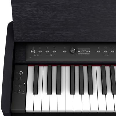 【組立設置無料サービス中】 ROLAND F701-CB 黒木目調仕上げ 電子ピアノ 高低自在椅子付き 鍵盤