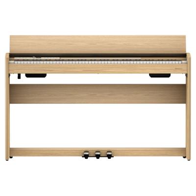 【組立設置無料サービス中】 ROLAND F701-LA ライトオーク調仕上げ 電子ピアノ 高低自在椅子付き 全体
