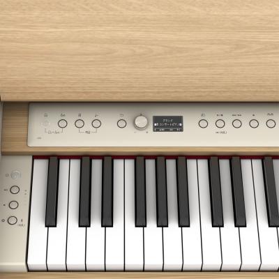 【組立設置無料サービス中】 ROLAND F701-LA ライトオーク調仕上げ 電子ピアノ 高低自在椅子付き 鍵盤