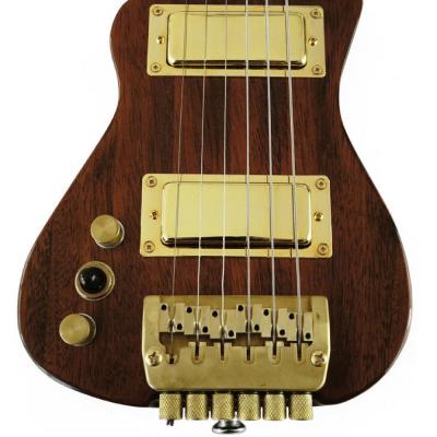 Lap Axe EX-Classic Left Handed Nat Satin Gold LH10-1 トラベルギター ラップアックス ボディ 正面画像