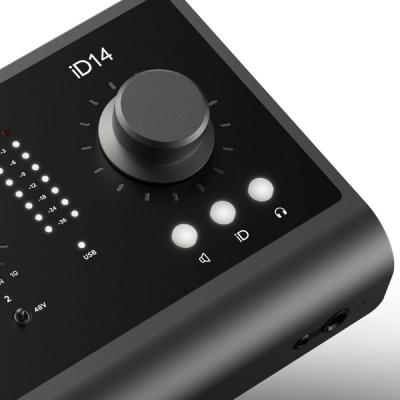 Audient iD14mkII オーディオインターフェース モニターコントロール部