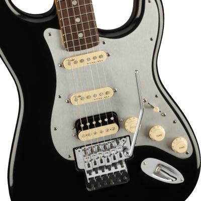 Fender Ultra Luxe Stratocaster Floyd Rose HSS RW MBK エレキギター コントロール画像